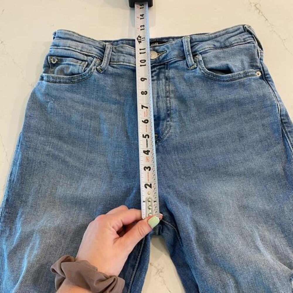 True Religion Starr mid rise cropped straight Jeans size 29 - Picture 7 of 8